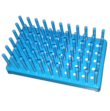 Test tube peg rack 50 place for 16mm tube